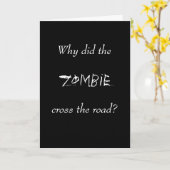 WAAROM STEEKT DE ZOMBIE DE WEG OVER? KAART (Gele Bloem)