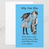 Waarom Stemmen Blauw in 2022 (Voorkant / Achterkant)