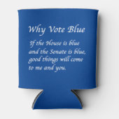 Waarom Stemmen Blauw in 2024 Blikjeskoeler (Voorkant)