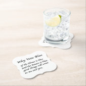 Waarom Stemmen Blauw in 2024 Kartonnen Onderzetters (Insitu)