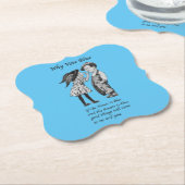 Waarom Stemmen Blauw in 2024 Kartonnen Onderzetters (Gekanteld)