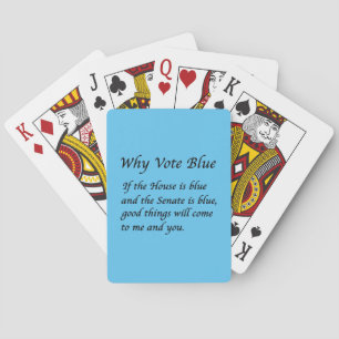 Waarom Stemmen Blauw in 2024 Pokerkaarten