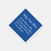 Waarom Stemmen Blauw in 2024 Servet (Hoek)