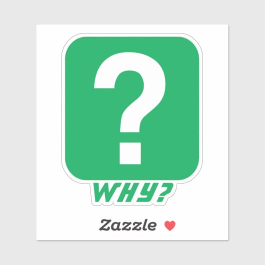 Waarom? Sticker (Vel)