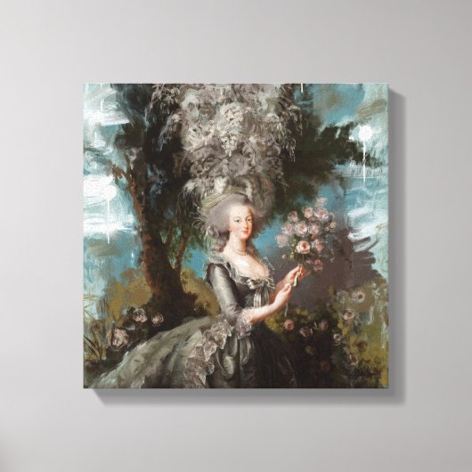 Waarom stop je daar boven de Marie Antoinette Canvas Afdruk (Voorkant)