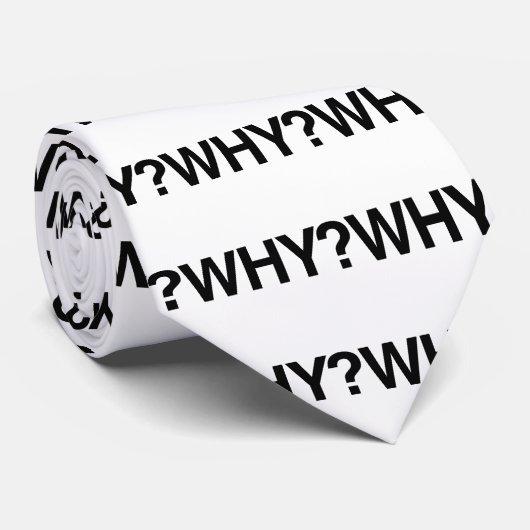 WAAROM? Stropdas. Ideaal voor leraar en professore Stropdas (Opgerold)