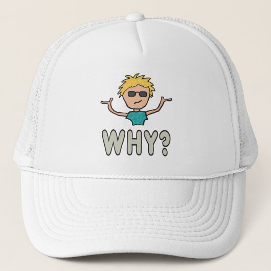 Waarom? Trucker Pet (Voorkant)
