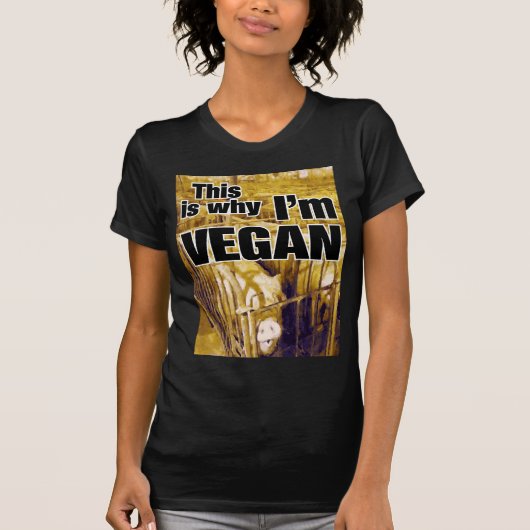 Waarom Vegan (vrouwen) T-shirt (Voorkant)