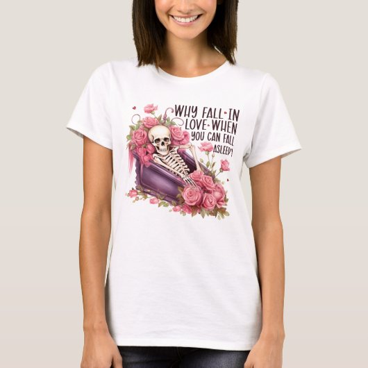 Waarom verliefd worden t-shirt (Voorkant)