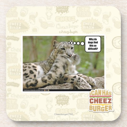 Waarom vinden honden dit zo moeilijk? bier onderzetter (Voorkant)