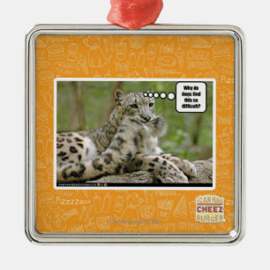 Waarom vinden honden dit zo moeilijk? metalen ornament