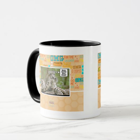 Waarom vinden honden dit zo moeilijk? mok (Voorkant links)