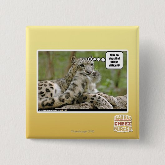 Waarom vinden honden dit zo moeilijk? vierkante button 5,1 cm (Voorkant)