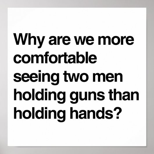 Waarom vinden we het prettiger om twee mannen gu t poster (Voorkant)