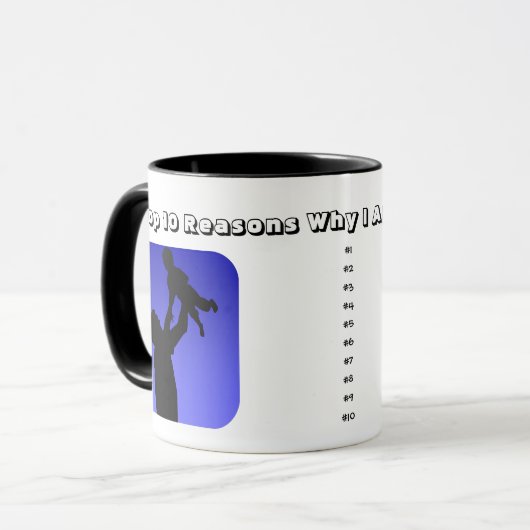 Waarom waardeer ik DAD! Mok (Voorkant links)