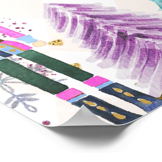 Waarom wandelen als je Nutcracker kunt dansen Poster (Hoek)