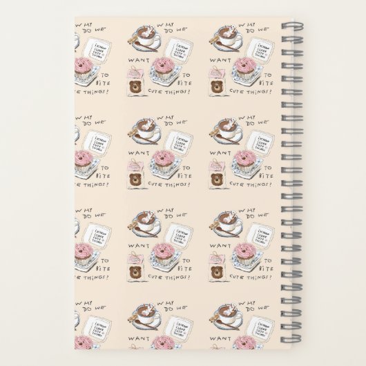 Waarom willen we Schattigee dingen bijten? Notitieboek (Achterkant)