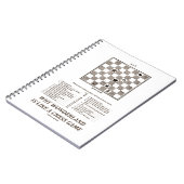 Waarom Wonderland als een schaakspel is (preface) Notitieboek (Linkerzijde)