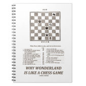 Waarom Wonderland als een schaakspel is (preface) Notitieboek (Voorkant)