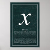 Waarom X? Poster (Voorkant)