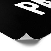 Waarom Yall Frying My Patience Fries Pun Dark BG Poster (Hoek)