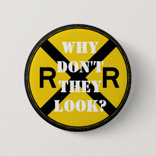 Waarom zien ze er niet uit? ronde button 5,7 cm