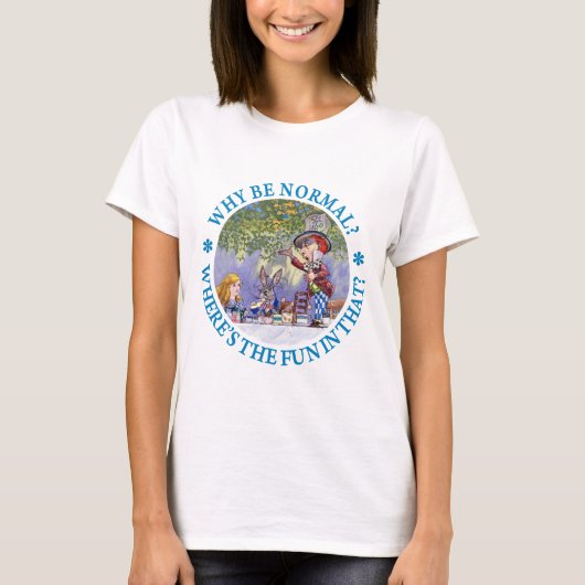 WAAROM ZIJN WE GEWOON? T-SHIRT (Voorkant)