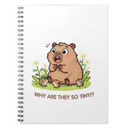 Waarom zijn ze zo klein Capybara & vrienden kinder Notitieboek