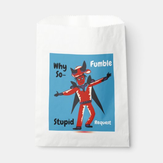 Waarom zo dom bedankzakje (Voorkant)