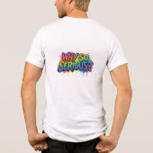 Waarom Zo Ernstig Tri-Blend Shirt (Achterkant)