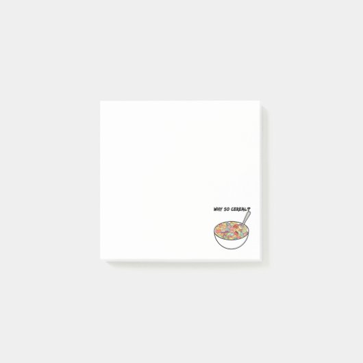 Waarom zo ontbijtgranen post-it® notes (Voorkant)