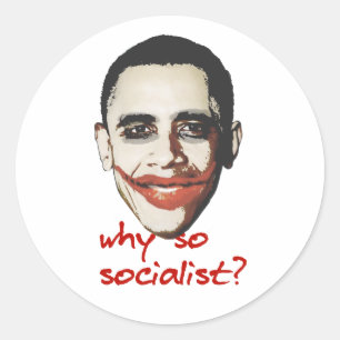 Waarom zo rood ronde sticker