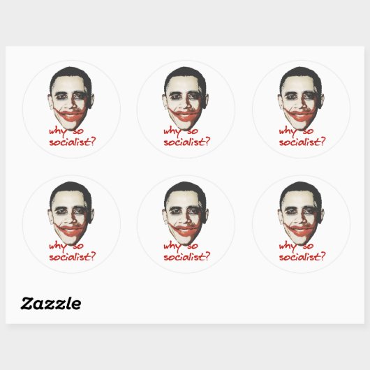 Waarom zo rood ronde sticker (Vel)