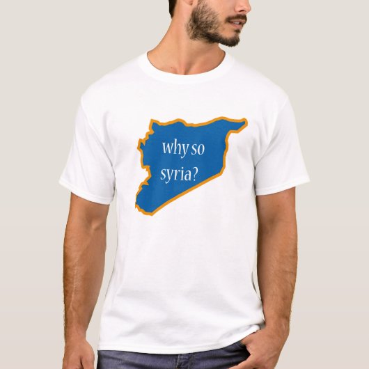 Waarom zo serieus? T-shirt (Voorkant)