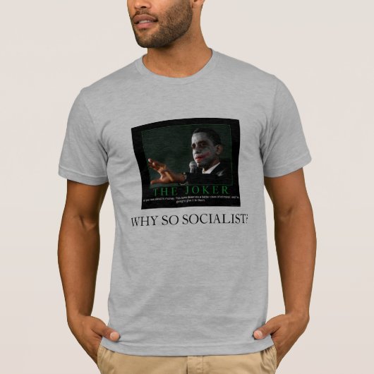 WAAROM ZO SOCIALIST? T-SHIRT (Voorkant)