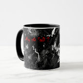 "Waarom zo triest" cup Mok (Voorkant links)