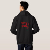 Waarom zo'n serieus klassieker hoodie (Achterkant volledig)