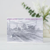 Waarom zou ons dat iets kunnen schelen? RSVP kaartje (Staand voorkant)