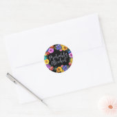 Waarschijnlijk Alcohol Grappige en Sarcastische Hu Ronde Sticker (Envelop)