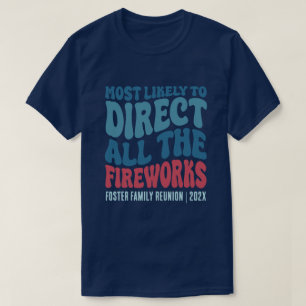 Waarschijnlijk alle Fireworks Custom te leiden T-shirt