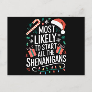 Waarschijnlijk beginnen alle Shenanigans familie Briefkaart