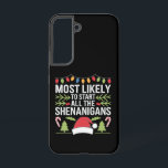 Waarschijnlijk beginnen alle Shenanigans grappig Samsung Galaxy Hoesje<br><div class="desc">Hoogstwaarschijnlijk beginnen alle Shenanigans grappige familie</div>