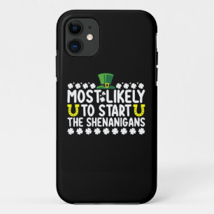 Waarschijnlijk beginnen de Shenanigans St Patricks Case-Mate iPhone Case
