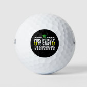 Waarschijnlijk beginnen de Shenanigans St Patricks Golfballen (Voorkant)