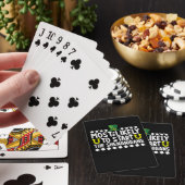 Waarschijnlijk beginnen de Shenanigans St Patricks Pokerkaarten (Insitu)