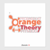 Waarschijnlijk bij Oranje theorie Sticker (Vel)