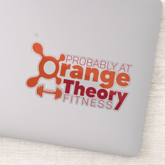 Waarschijnlijk bij Oranje theorie Sticker (Detail)