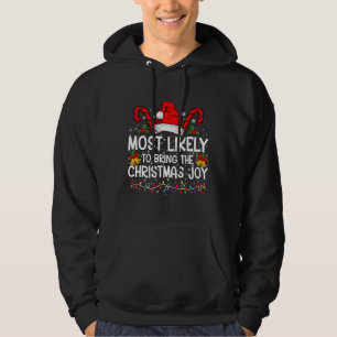 Waarschijnlijk brengt het de kerstvreugde die over hoodie