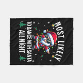 Waarschijnlijk dansen ze de hele kerstnacht met de fleece deken (Voorkant (Horizontaal))