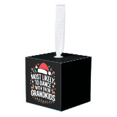 Waarschijnlijk dansen ze met hun kleinkinderen decoratie (Voorkant hoekig)